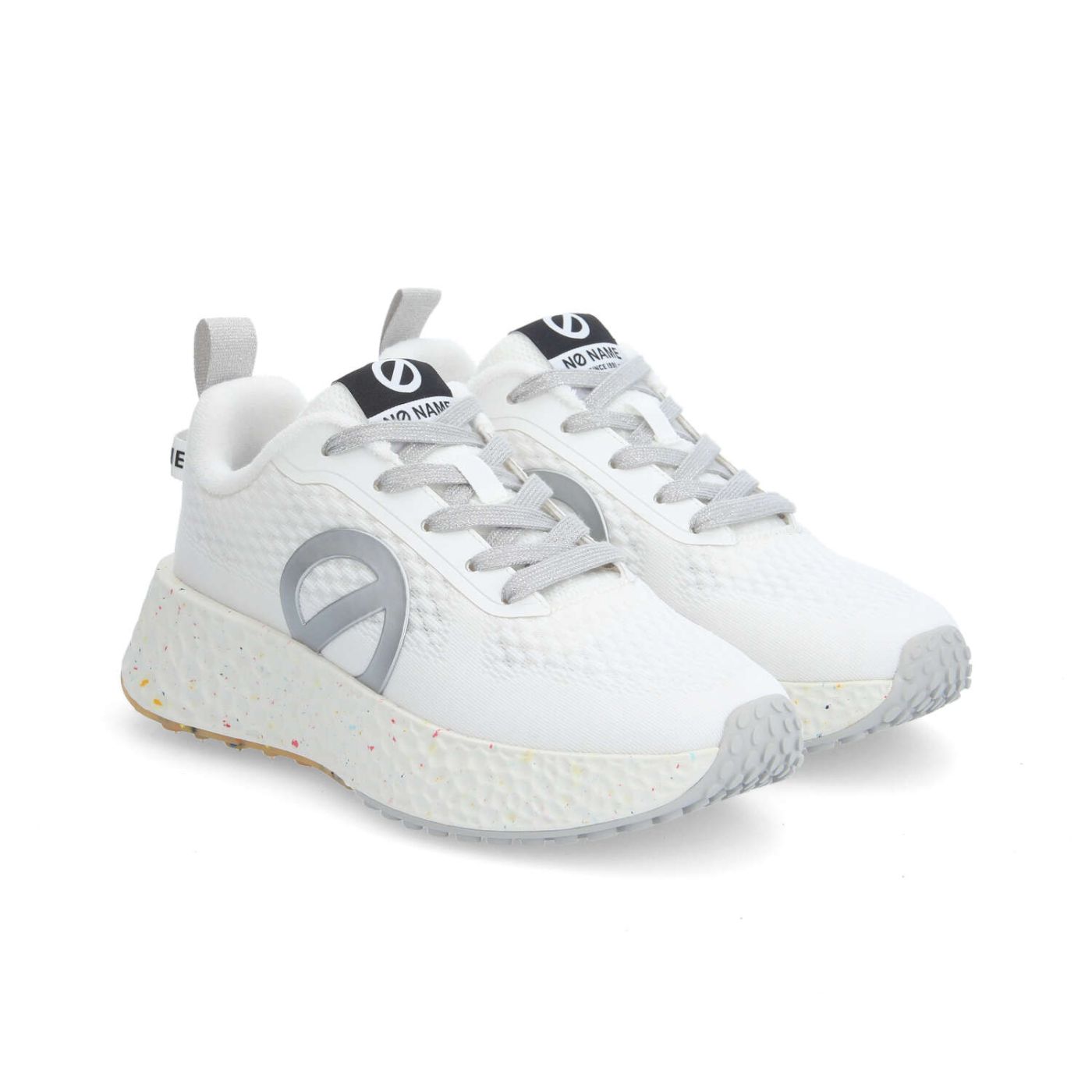 CARTER FLY W - MESH RECYC/SIDE - BLANC/ARGENT